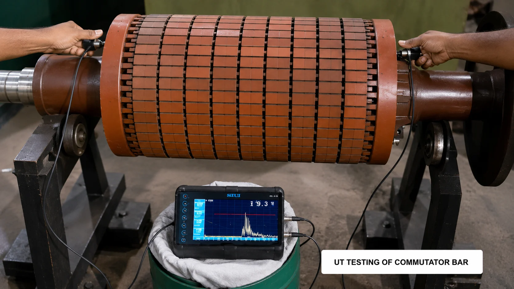 Ultrasonic Testing of Copper Bars